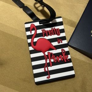 Pretty in Pink Flamingo 🦩 luggage tag
